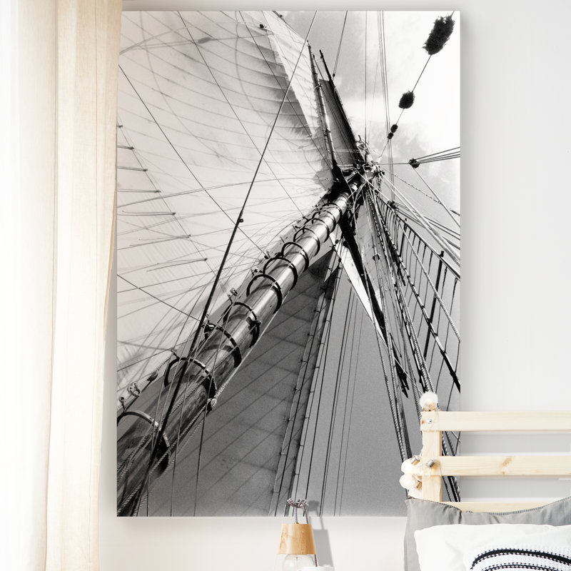 « set voile ii », impression sur toile, H 40 po x l 30 po x P 1 po, Toile tendue