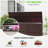Outsunny 175 Gallon Outdoor Storage Box With Inner Liner, PE Rattan Wicker Deck Box With Pneumatic Bar Lift For Indoor & Outdoor, Patio Furniture Cushions, Pool Toys, Garden Tools-124923957