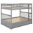Bunk Bed With Drawers, Convertible Beds-807762201-807762200