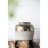 13X13X11" Round Sienna Brown Ceramic Accent Vase