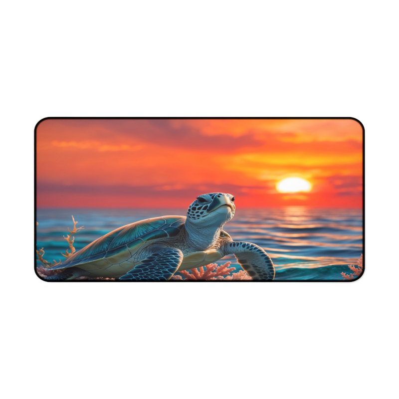 Polyester Desk Pad, 14.4x12.1