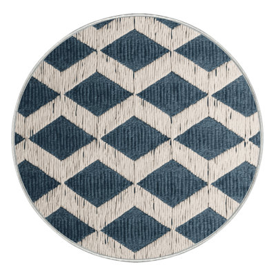 Machine Washable Botanical Brown Area Rug