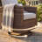 Swivel Patio Wicker Lounge Chair with Cushions-1667446606