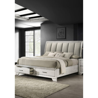 Lit plateforme très grand rembourré 1Pc