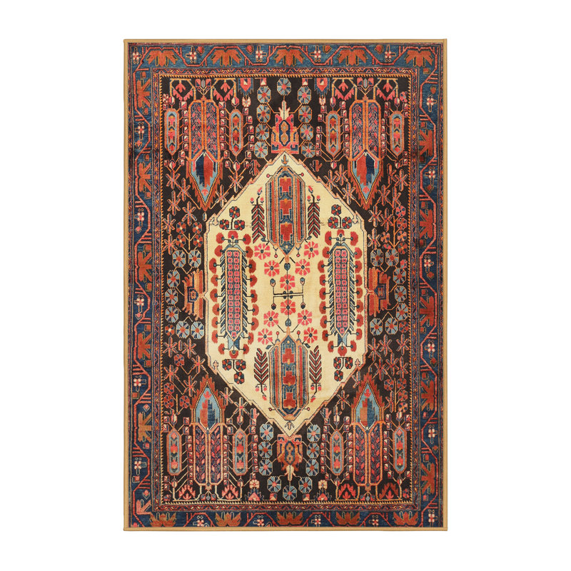 Oriental Indoor Rug, Rectangle 2' x 4'
