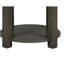 Table d'appoint en bois aggloméré brun clair Jonah de 20 po avec port USB Jonah