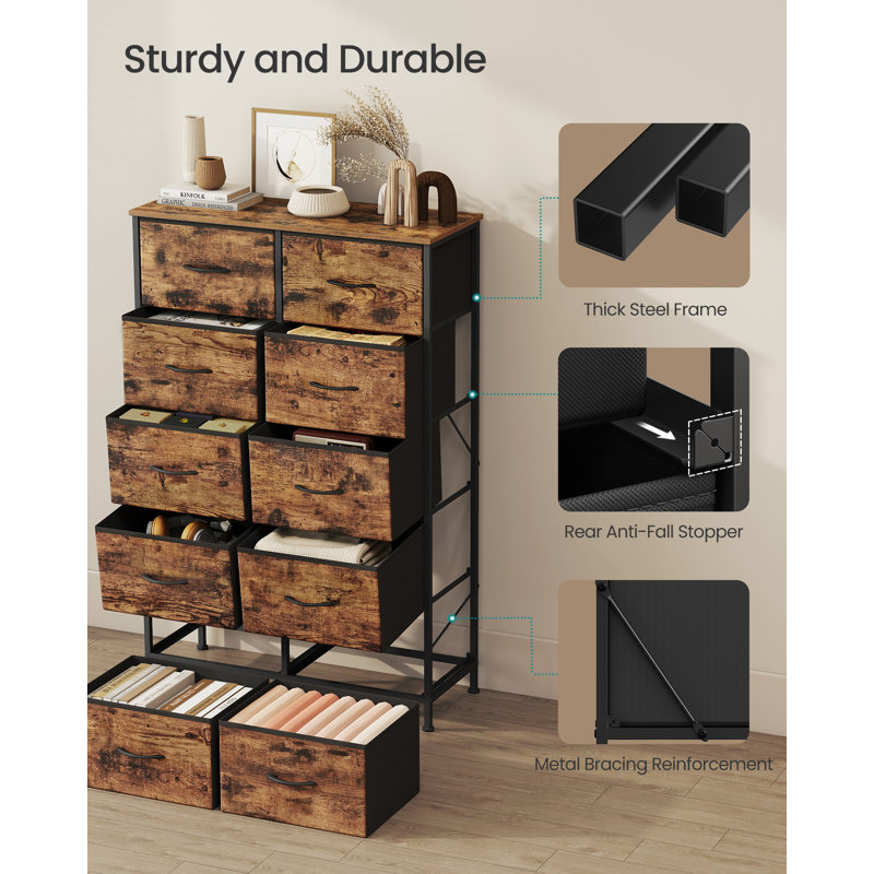 76.7cm W 10 - Drawer Chest of Drawers