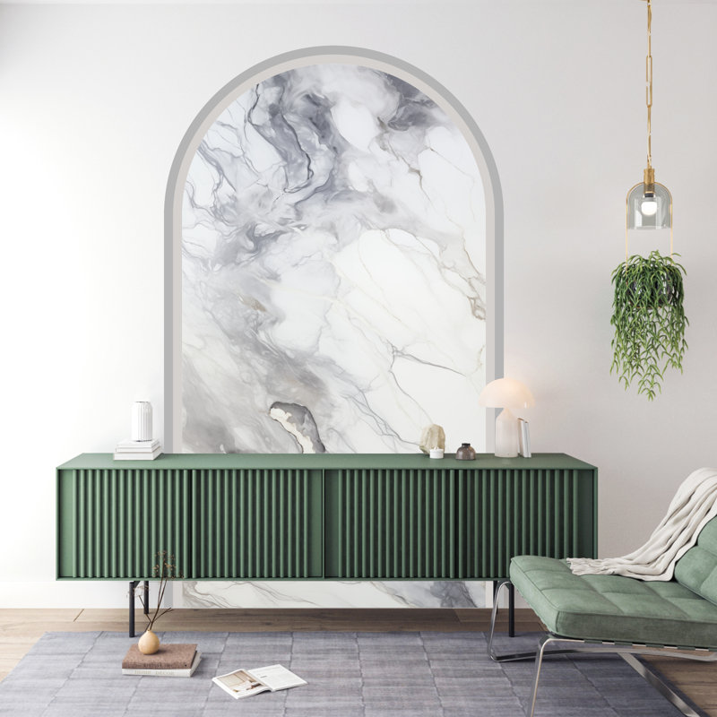 Adhésif décoratif marbré, adhésif décoratif non-mural, H 48 po x l 28 po