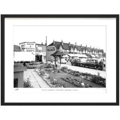 Petts Wood, Station Square C1960 by Francis Frith - Single Picture Frame Print