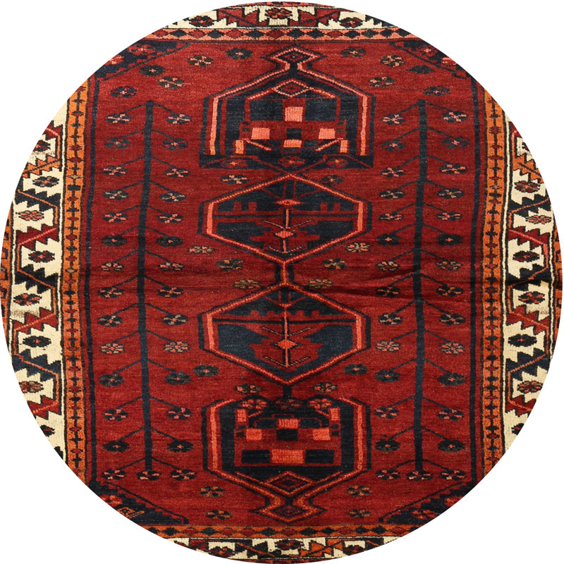 Cayetana Oriental Indoor Rug, Round 4'