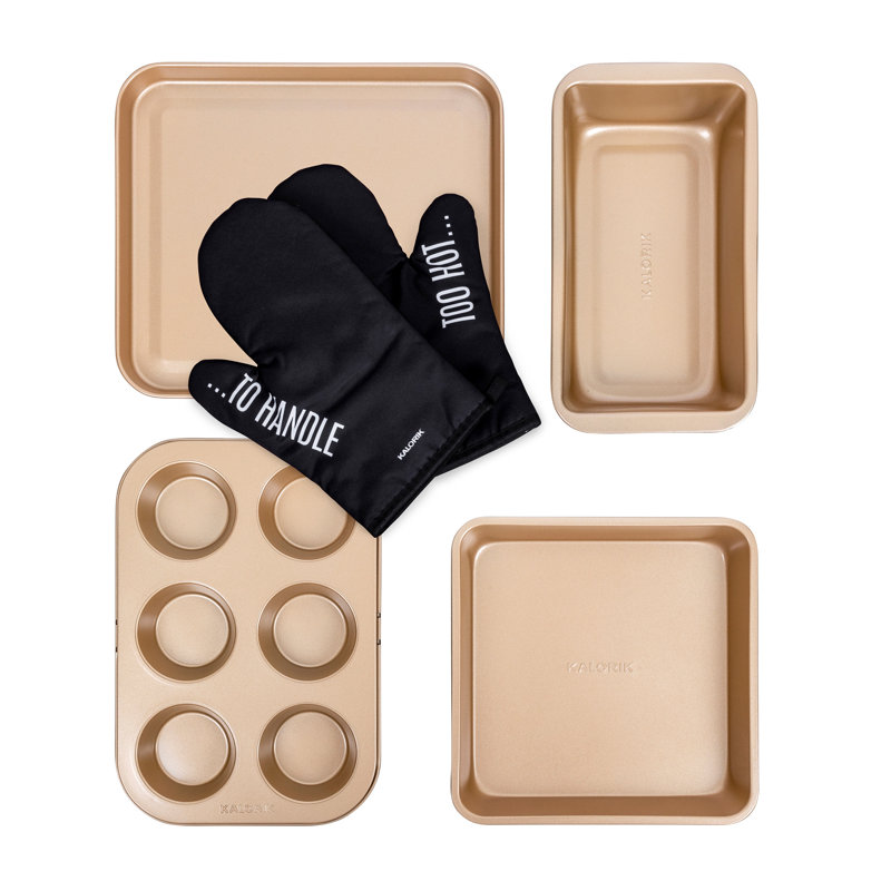 Kalorik 6 Piece Non-Stick Carbon Steel Bakeware Set