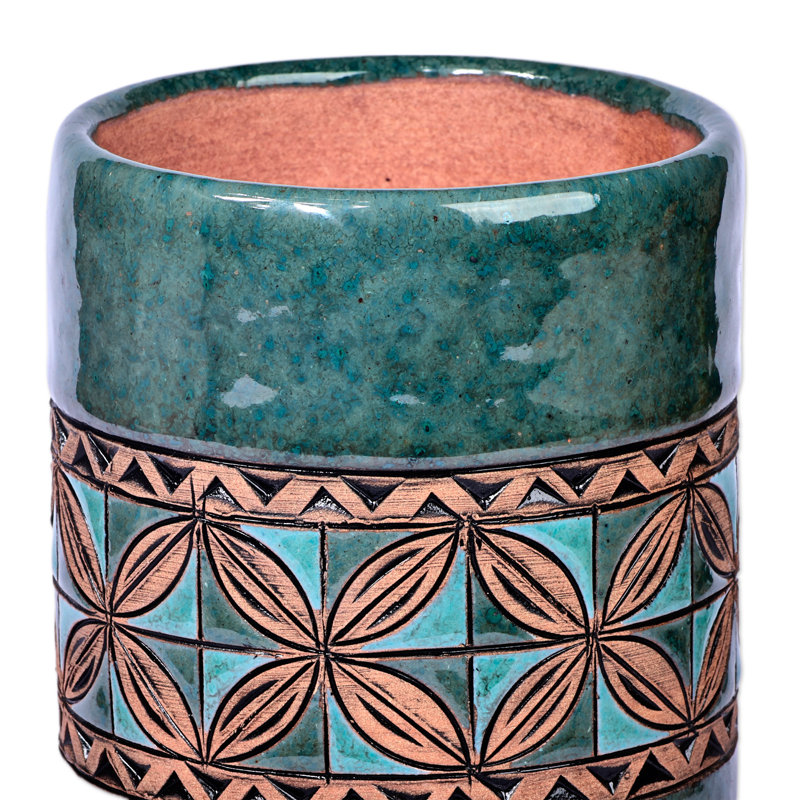 Handmade Armenian Pillar Ceramic Vase