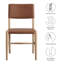 Ensemble de 2 chaises d'appoint Dover