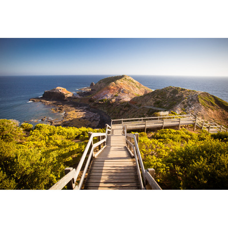 Cape Schanck Boardwalk - Wrapped Canvas Print, 20cm H x 30cm W x 3.8cm D