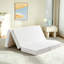 Matelas pliable triple Driffield - lit escamotable, mousse à mémoire de forme mi-ferme, housse lavable, 2 poignées-253813489
