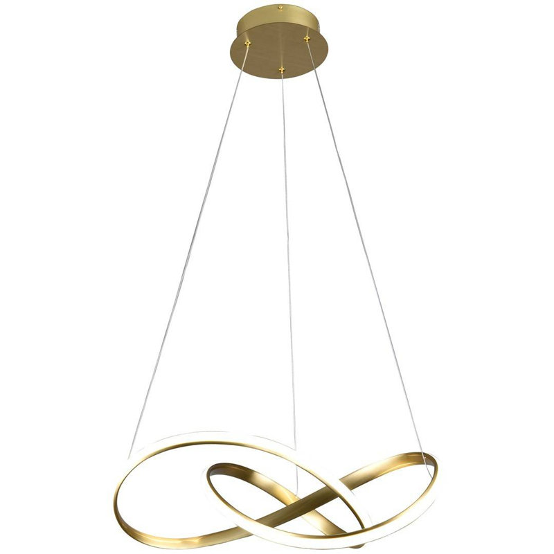 Caletha 1 - Light LED Geometric Pendant, Gold