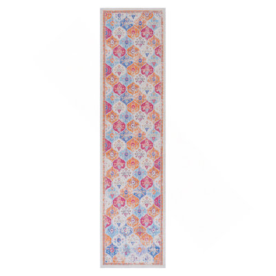 2'6''X10' Runner, Washable Rug, Low-Pile, Non-Slip, Non-Shedding, Foldable, Kid & Pet Friendly - Area Rugs For Living Room, Bedroom, Kitchen, Dining Room Rug