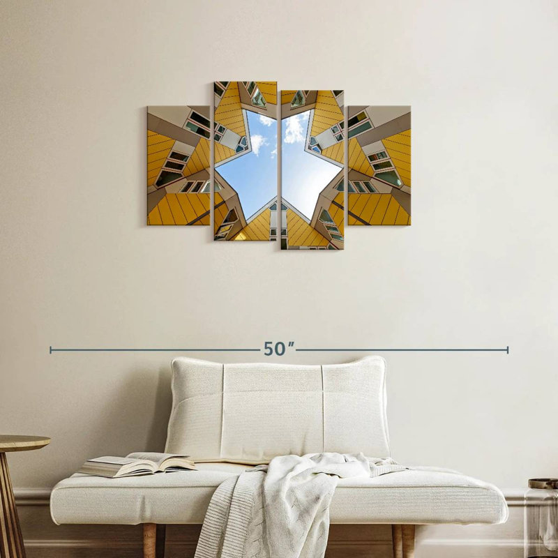Lilie Rotterdam Cube Houses, 22" H x 36" W