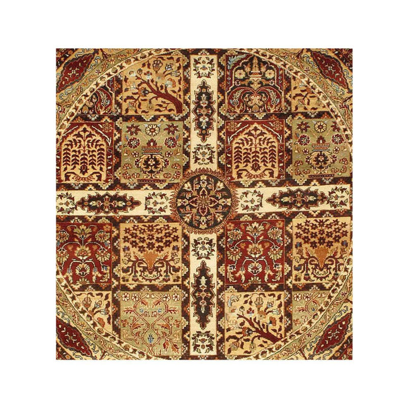 Katinia Oriental Area Rug in Brown