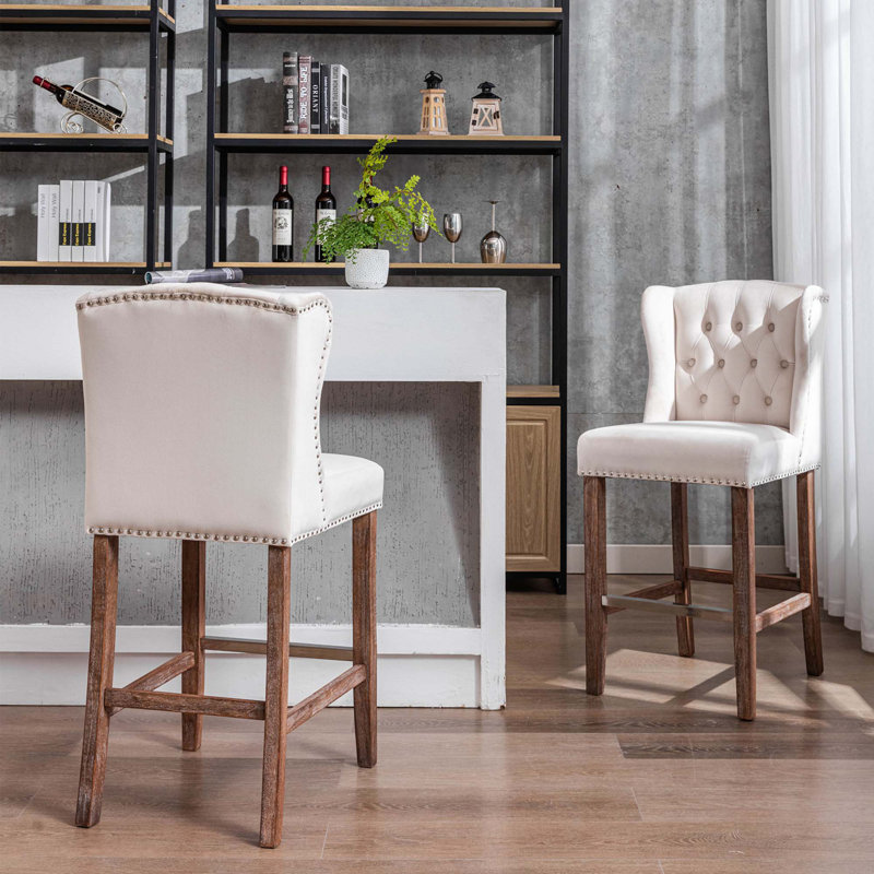 Tabouret Flavis 27,1 po, Beige
