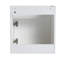 Meuble-lavabo mural 18 po avec lavabo en résine blanche et porte d'armoire à fermeture en douceur 18 po-872271498