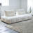 Modular Combination Of Beancurd Block Fabric Sofa 2 - Piece Living Room Set