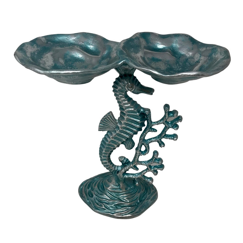 Hippocampe double bleu