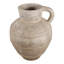 Vase de table rustique en terre cuite - Grand vase sculptural pour la décoration intérieure, idéal pour le salon, la chambre à coucher et l'entrée