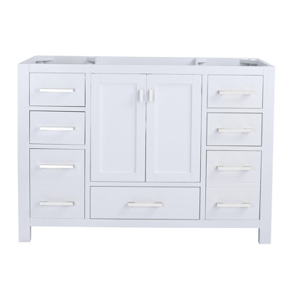 47.1'' Single Bathroom Vanity Base Only in White