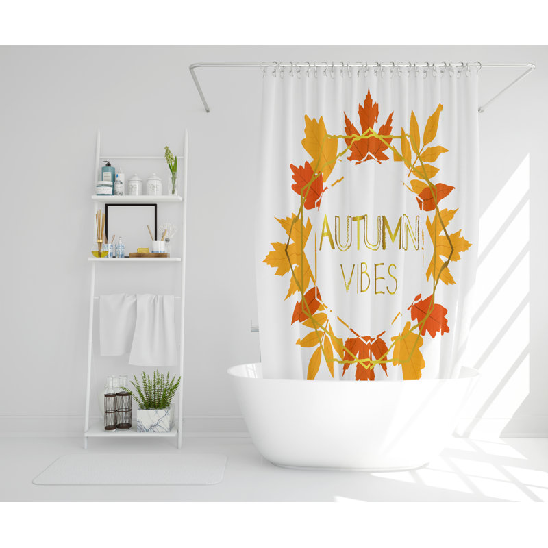 Bautz Polyester Shower Curtain, 168cm H x 168cm W
