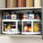 2 Pack, 2 Tier Turntable Lazy Susan Spice Organizer - Rotating Seasoning Rack Spinner For Pantry Cabinet Kitchen Countertop, Table Top Organizing - Multiuse Two Tier Rotating Organization Rack