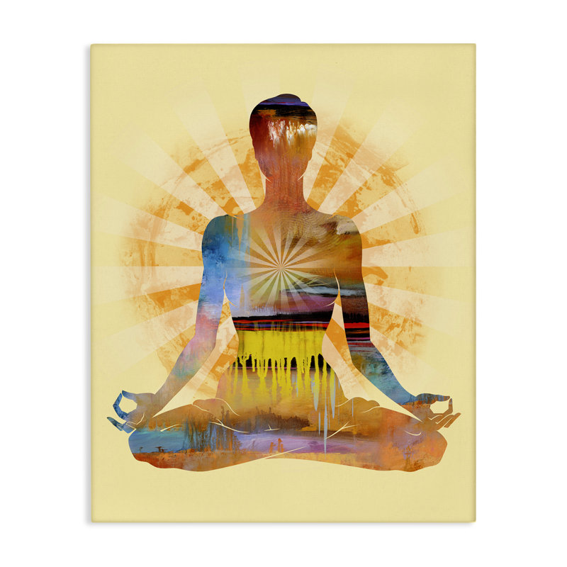 «Mindful Meditation Pose» par Tim Parker, H 20 po x l 16 po