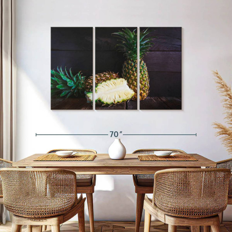 Yarlin Delicious Pineapple, 36" H x 57" W