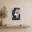 «Old World Map Blue» par Wild Apple Portfolio - impression sur toile-130849805-130849810