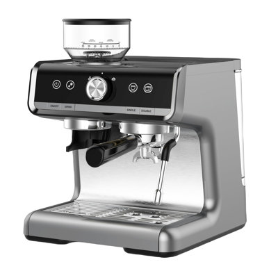 Cafetière espresso, avec moulin, réservoir d'eau 2,8 L