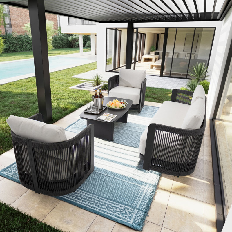Ensemble de patio complet, Black