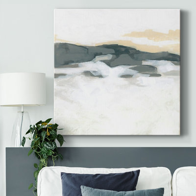 Snowfield Horizon II-Gallery Wrapped Canvas