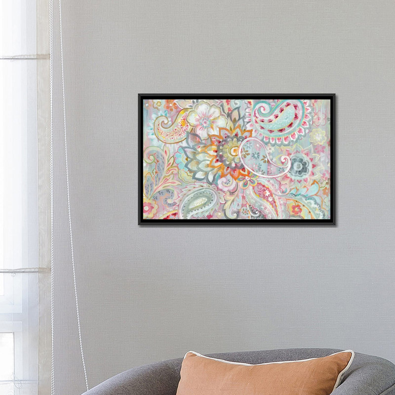 «Boho japonais» par Danhui Nai, impression sur toile tendue, H 8 po x l 12 po x P 0,75 po, Toile tendue, Pas de tapis