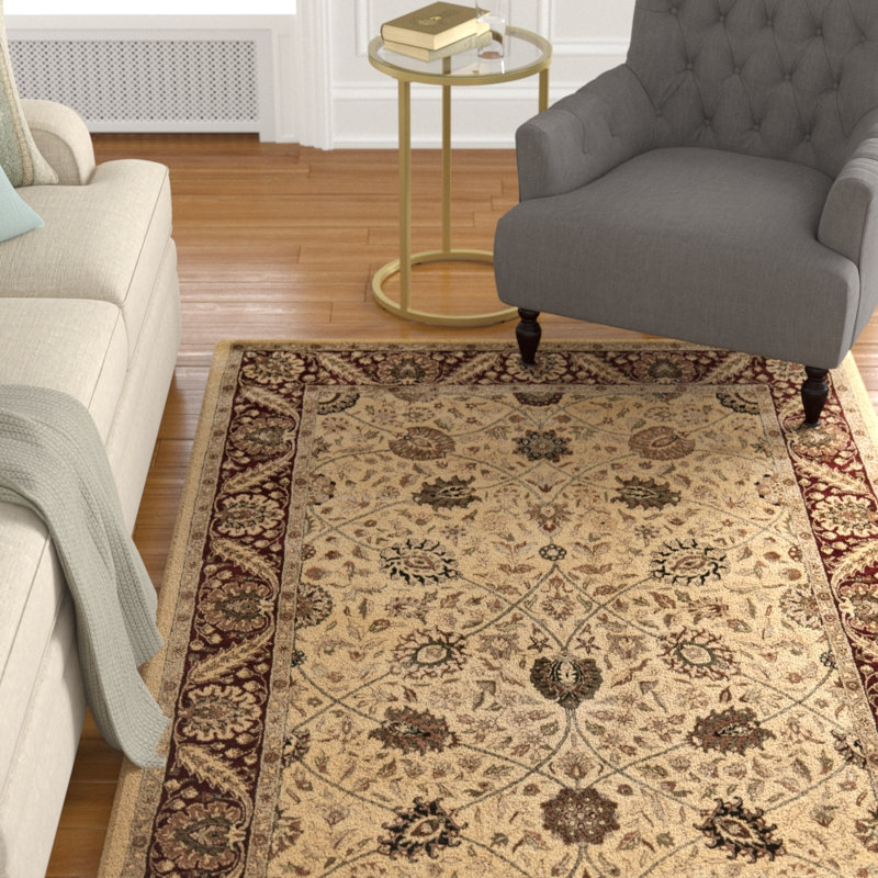 Evie New Zealand Wool Floral Rug, Rectangle 9'6" x 13'6"