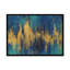 Blue And Gold Abstract Crop by Danhui Nai - Wrapped Canvas Painting-1438246220-1438246215