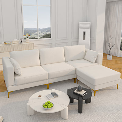 Mervi Upholstered L-Shaped Sectional Reversible