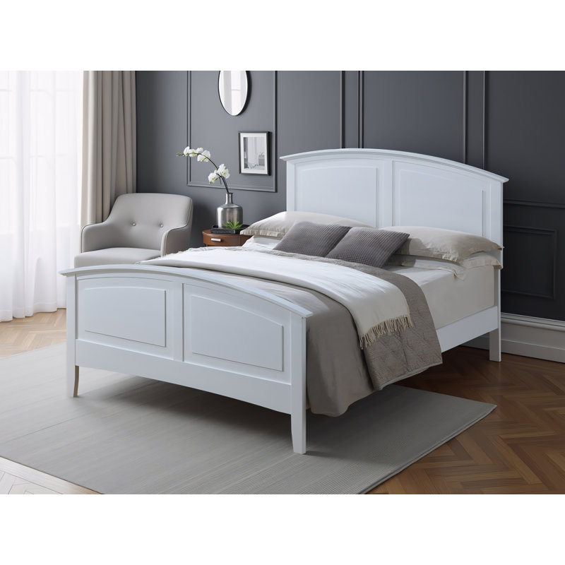 Halden White Full Bed, Full, White