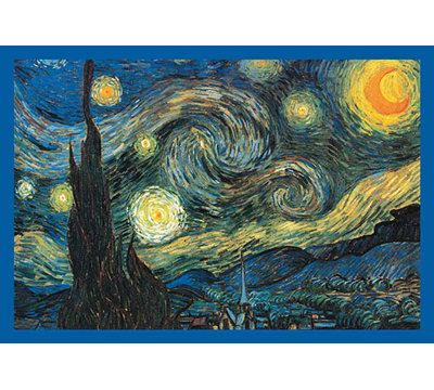 « starry night » par vincent van gogh, reproduction d’art