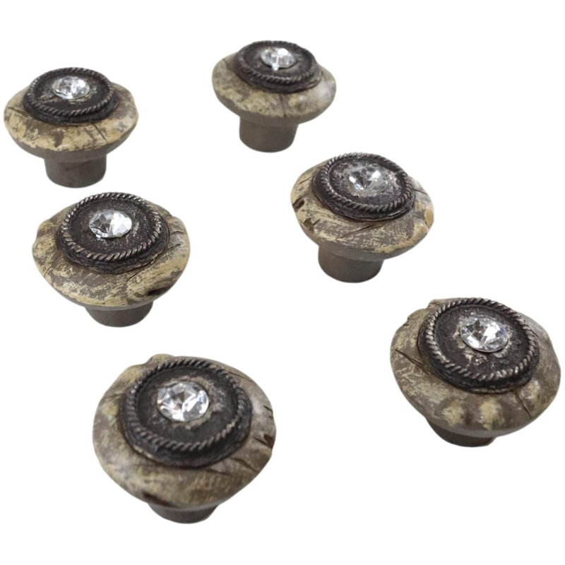 Hand Painted 1" Diameter Round Knob Multipack