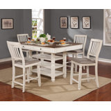 Orduna 4 - Person Pedestal Dining Set