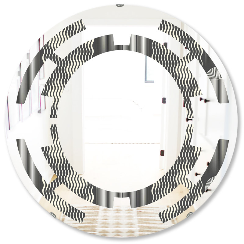 Miroir mural Space Mimimal and Design II, 31,5 po x 31,5 po