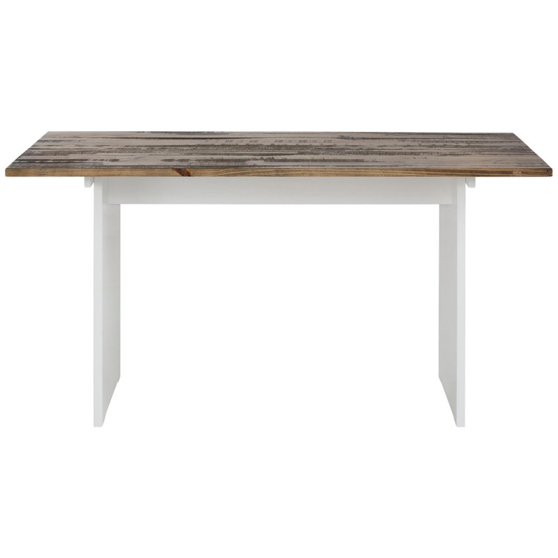 Montebello Pine Solid Wood Base Dining Table, Brown, H76 x L140 x W90cm