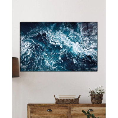 Stunning Decorative Tempered Glass Painting, 23.6 x 35.4 Inches | 100% Tempered Glass, Thickness: 0.16 Inches | Perfect for Home Decor, Modern Aesthetic, and Stylish Wall Art