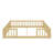 Double Twin Floor Bed With Fence And Guardrails-1144739493