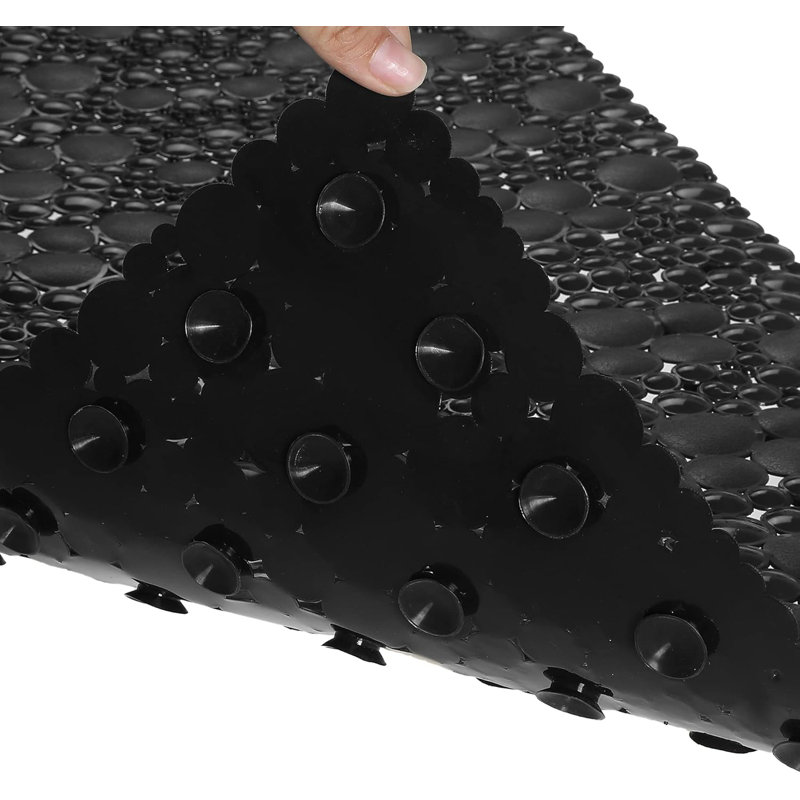 Tapis de bain extra long antidérapant pour cailloux 34,2 x 15,7 po